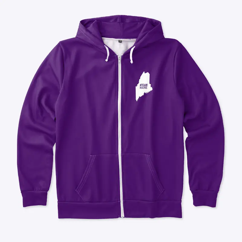 Keep Calm Zip Purple